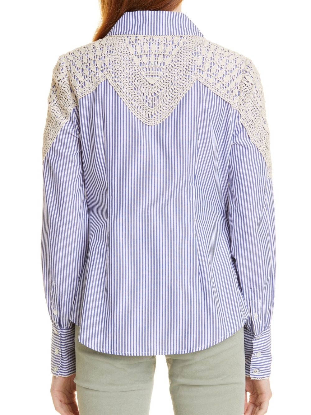 Veronica Beard Sachse Button-Down Top - Picture 3 of 6